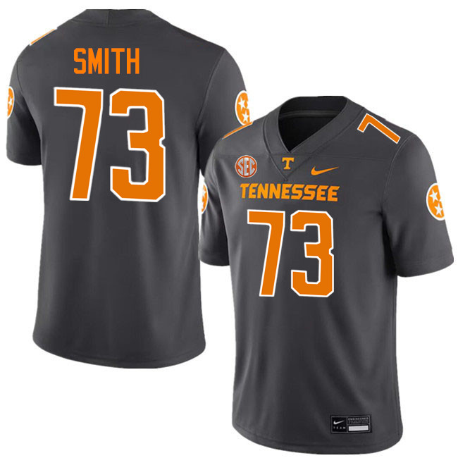 Trey Smith Tennessee Jersey,Tennessee Volunteers #73 Trey Smith College Jersey,Uniforms-Smoke Grey